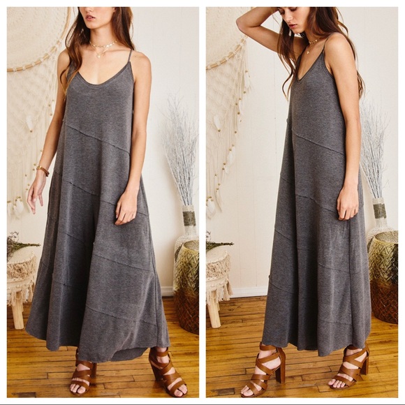 Fabulous 2 Tone Wide Leg side pockets jumpsuit - Picture 5 of 8